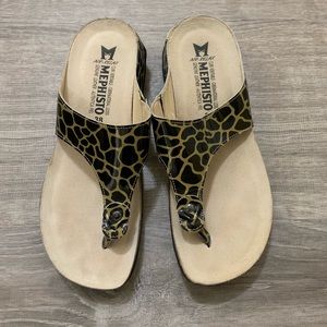 Mephisto sandals size 38 Air-relax genuine leather